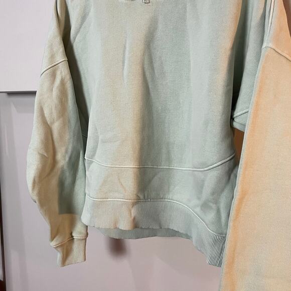Outdoor Voices Nimbus Quarter Zip Pullover SZ SMALL Sweatshirt MINT GREEN EUC - Picture 5 of 9